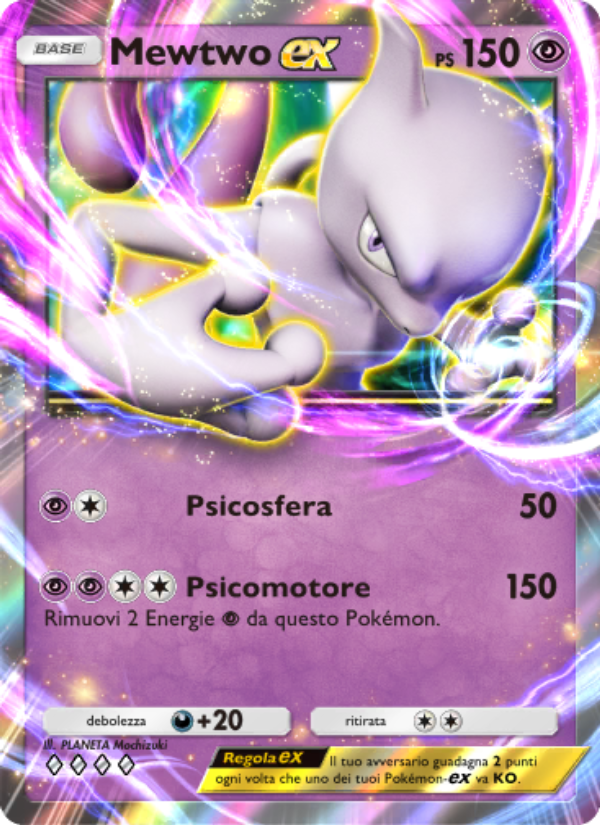 Mewtwo-ex 129/286 — Genetic Apex (Italian Pokémon TCG card)