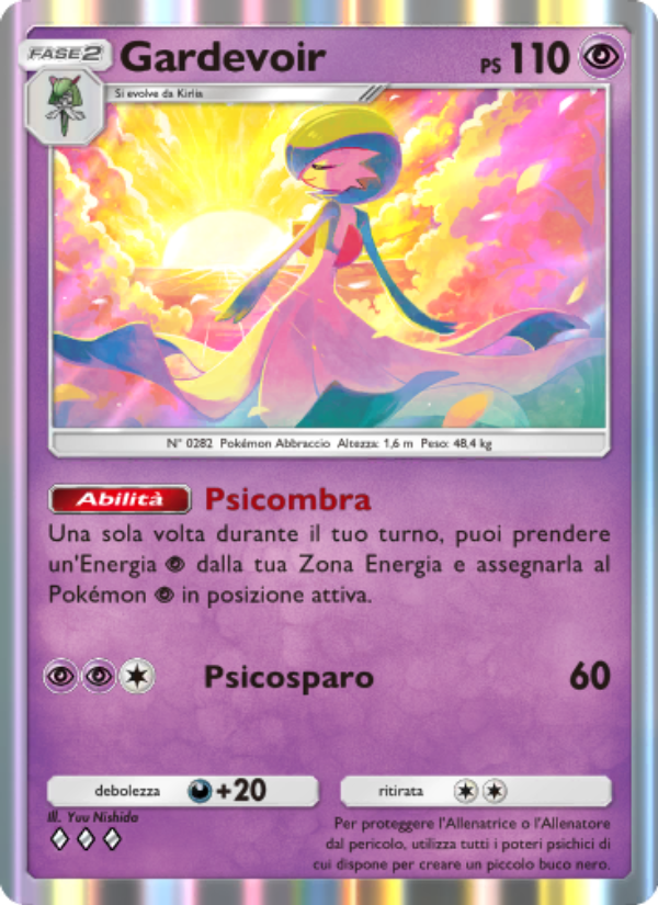 Gardevoir 132/286 — Genetic Apex (Italian Pokémon TCG card)