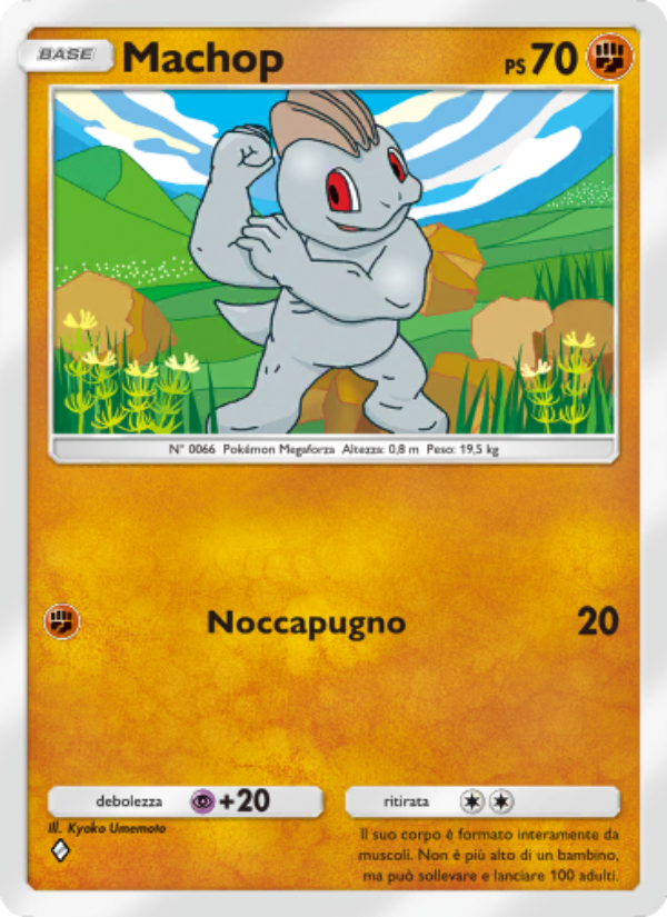 Machop 143/286 — Genetic Apex (Italian Pokémon TCG card)