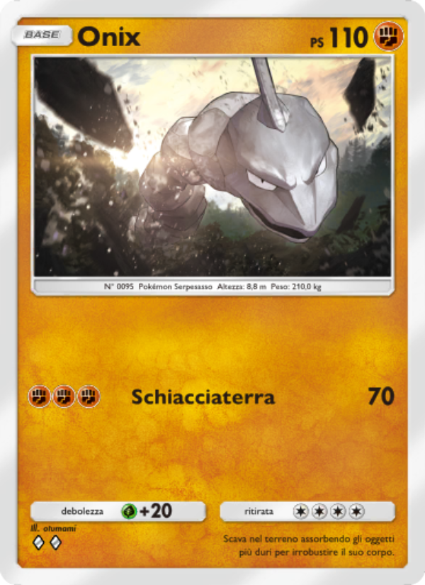 Onix 150/286 — Genetic Apex (Italian Pokémon TCG card)