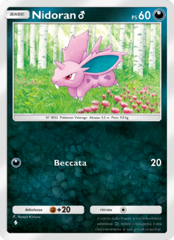 Nidoran ♂ 169/286 — Genetic Apex (Italian Pokémon TCG card)