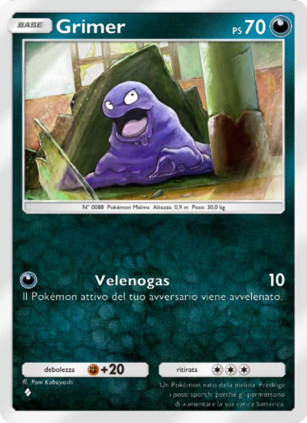 Grimer 174/286 — Genetic Apex (Italian Pokémon TCG card)