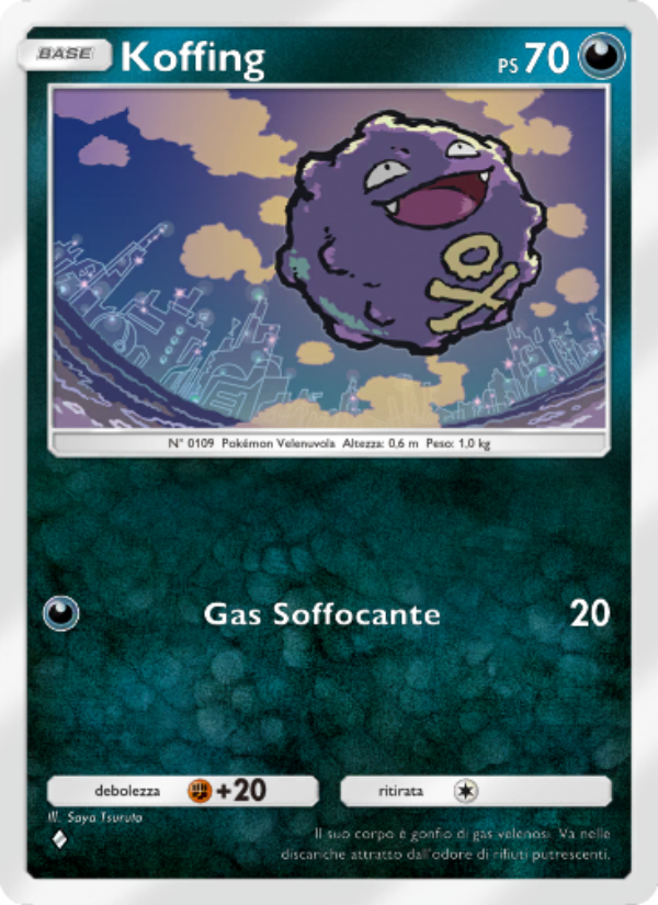 Koffing 176/286 — Genetic Apex (Italian Pokémon TCG card)