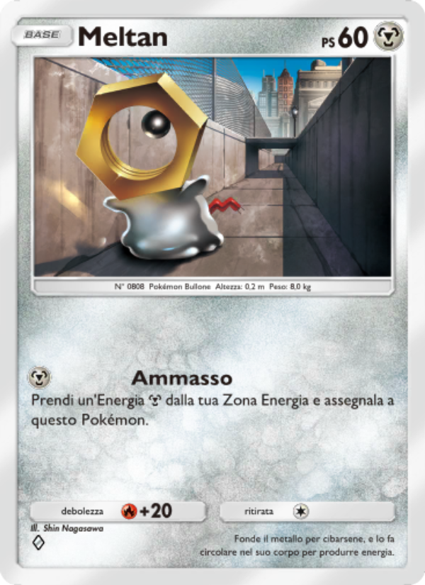 Meltan 181/286 — Genetic Apex (Italian Pokémon TCG card)