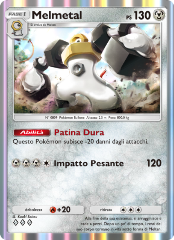 Melmetal 182/286 — Genetic Apex (Italian Pokémon TCG card)