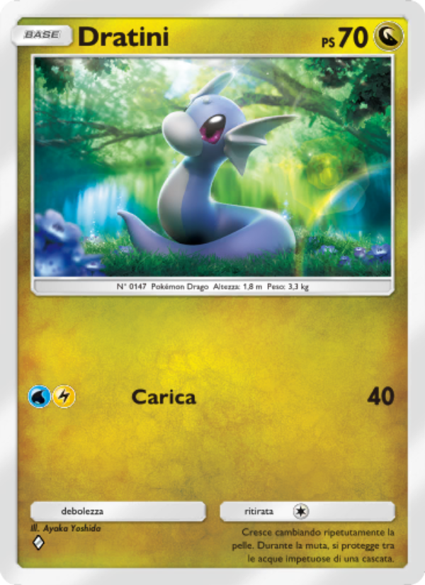 Dratini 183/286 — Genetic Apex (Italian Pokémon TCG card)