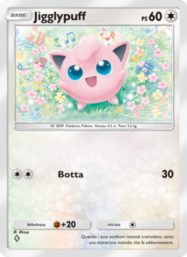 Jigglypuff 193/286 — Genetic Apex (Italian Pokémon TCG card)