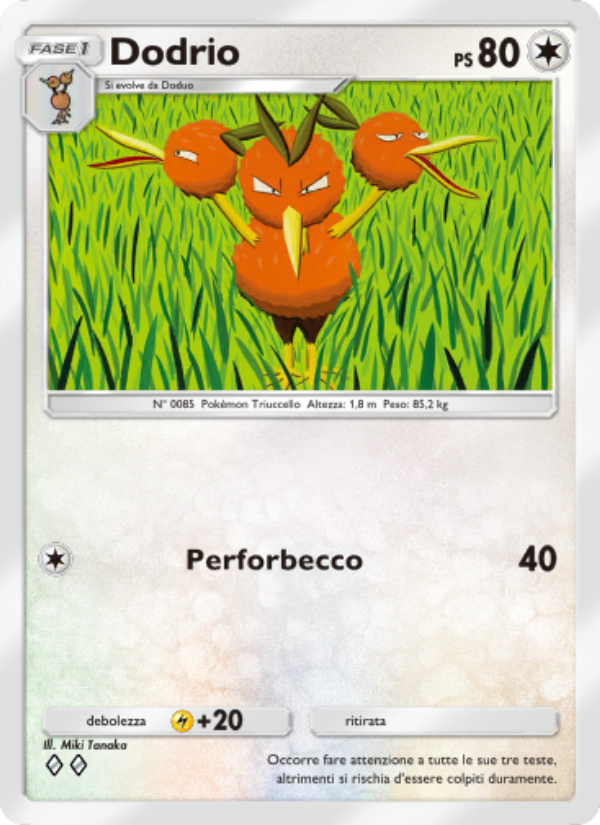 Dodrio 200/286 — Genetic Apex (Italian Pokémon TCG card)