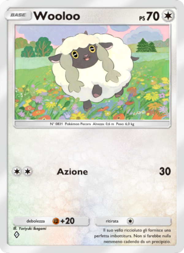 Wooloo 214/286 — Genetic Apex (Italian Pokémon TCG card)
