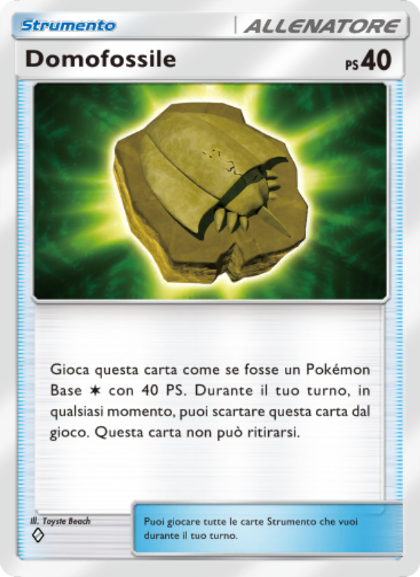 Domofossile 217/286 — Genetic Apex (Italian Pokémon TCG card)