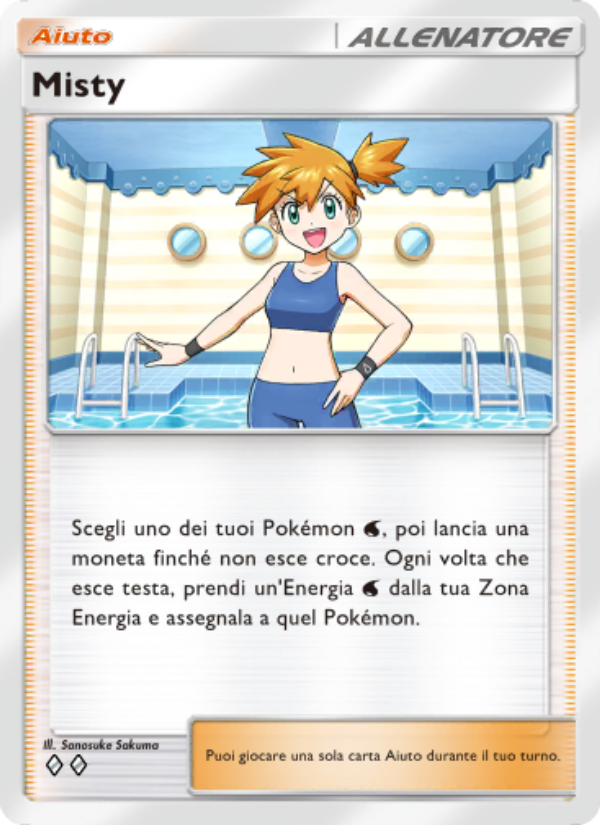 Misty 220/286 — Genetic Apex (Italian Pokémon TCG card)