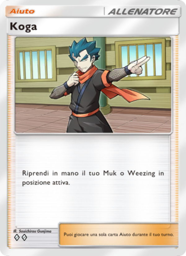 Koga 222/286 — Genetic Apex (Italian Pokémon TCG card)