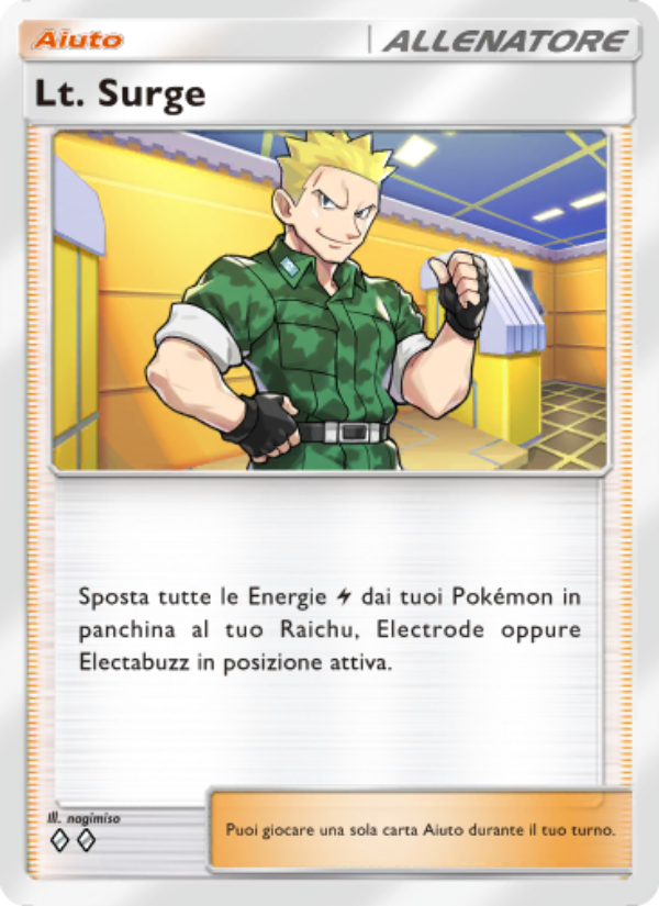 Lt. Surge 226/286 — Genetic Apex (Italian Pokémon TCG card)