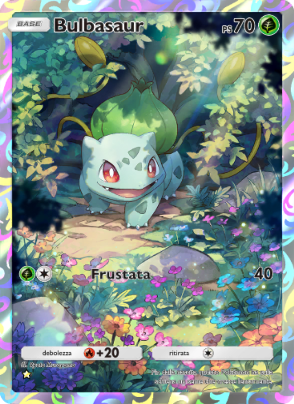 Bulbasaur 227/286 — Genetic Apex (Italian Pokémon TCG card)