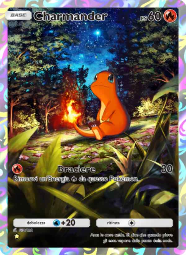 Charmander 230/286 — Genetic Apex (Italian Pokémon TCG card)