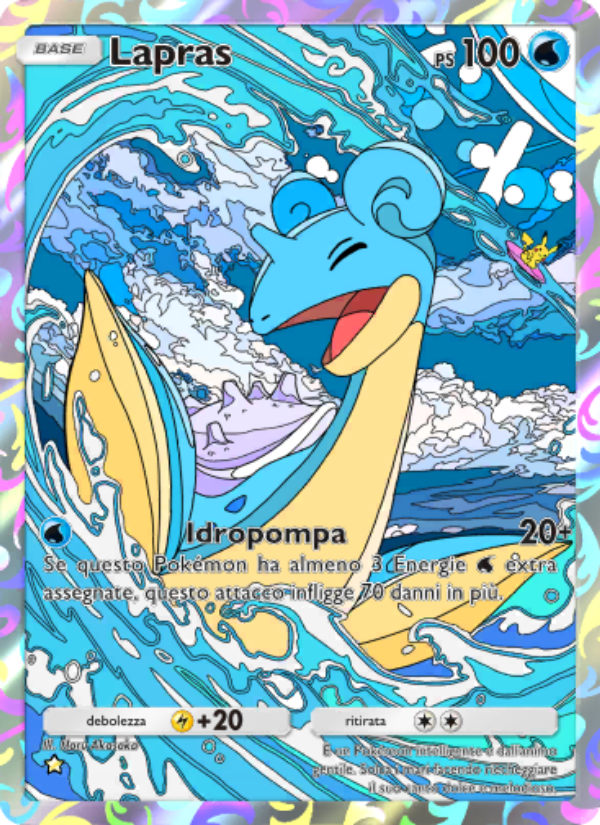 Lapras 234/286 — Genetic Apex (Italian Pokémon TCG card)