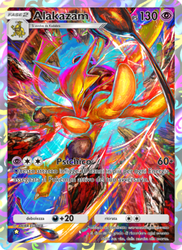 Alakazam 236/286 — Genetic Apex (Italian Pokémon TCG card)