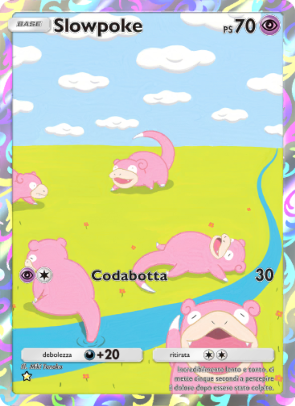 Slowpoke 237/286 — Genetic Apex (Italian Pokémon TCG card)
