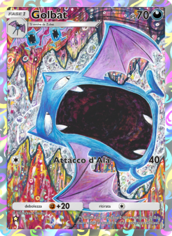 Golbat 242/286 — Genetic Apex (Italian Pokémon TCG card)