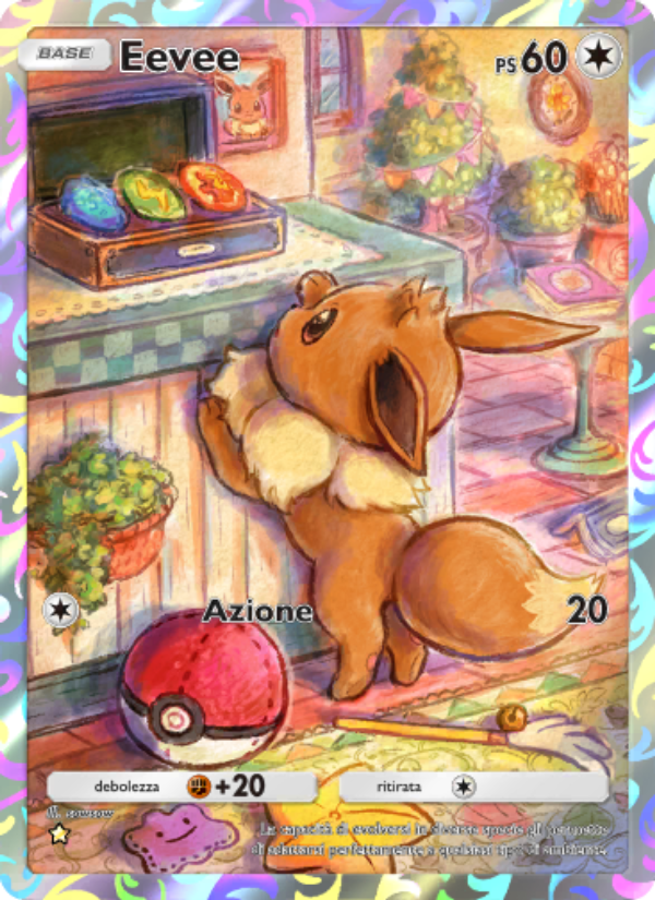 Eevee 248/286 — Genetic Apex (Italian Pokémon TCG card)