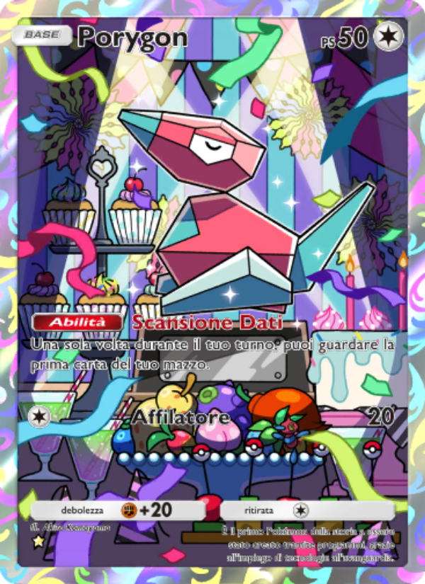 Porygon 249/286 — Genetic Apex (Italian Pokémon TCG card)