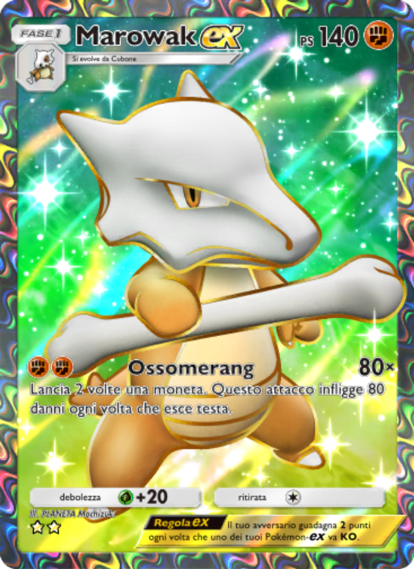 Marowak-ex 264/286 — Genetic Apex (Italian Pokémon TCG card)