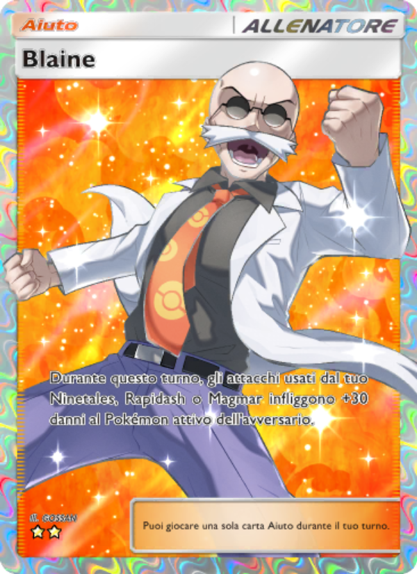 Blaine 268/286 — Genetic Apex (Italian Pokémon TCG card)