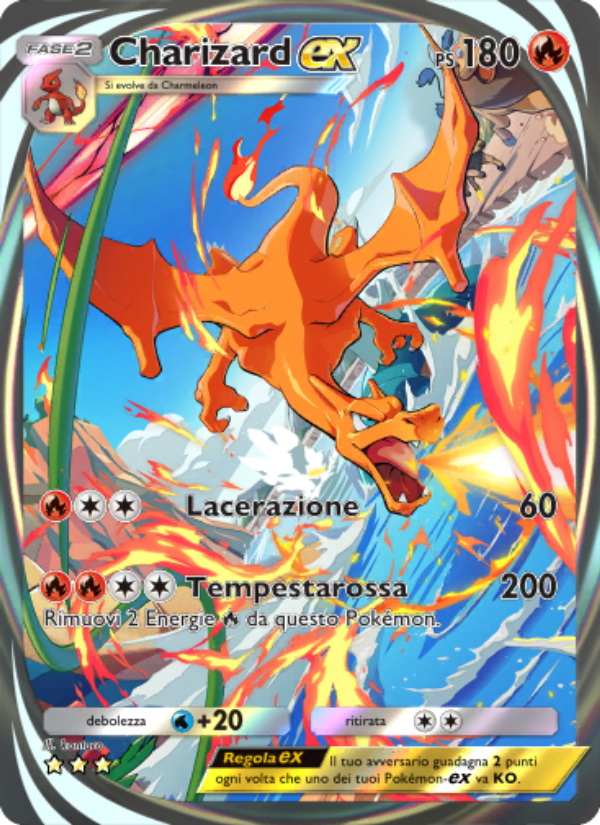 Charizard-ex 280/286 — Genetic Apex (Italian Pokémon TCG card)