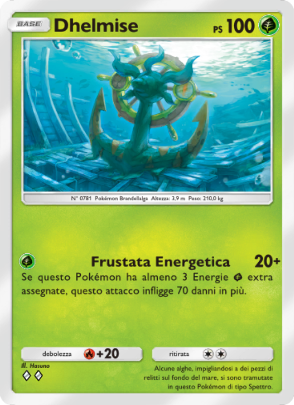 Dhelmise 009/86 — Mythical Island (Italian Pokémon TCG card)