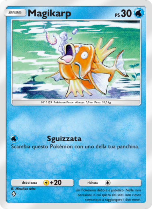 Magikarp 017/86 — Mythical Island (Italian Pokémon TCG card)
