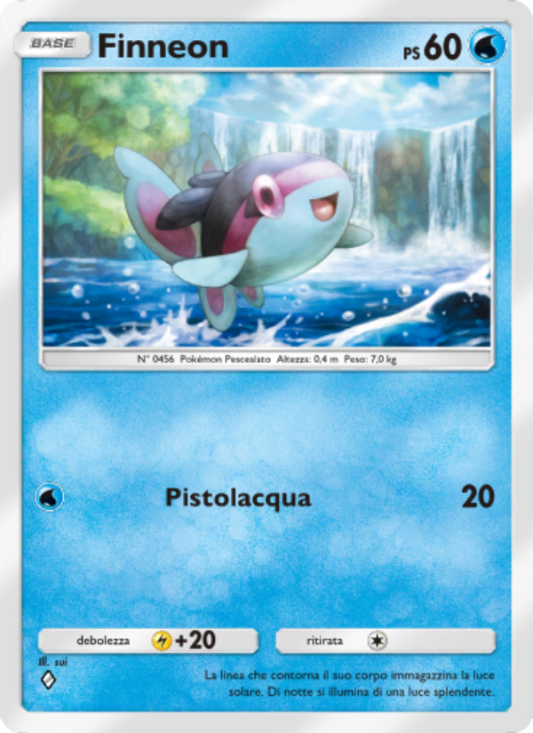 Finneon 020/86 — Mythical Island (Italian Pokémon TCG card)