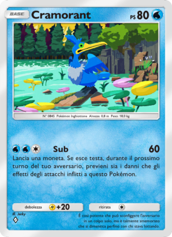Cramorant 024/86 — Mythical Island (Italian Pokémon TCG card)