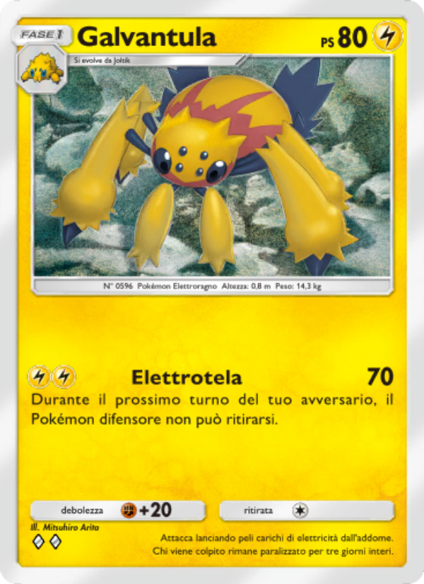 Galvantula 029/86 — Mythical Island (Italian Pokémon TCG card)