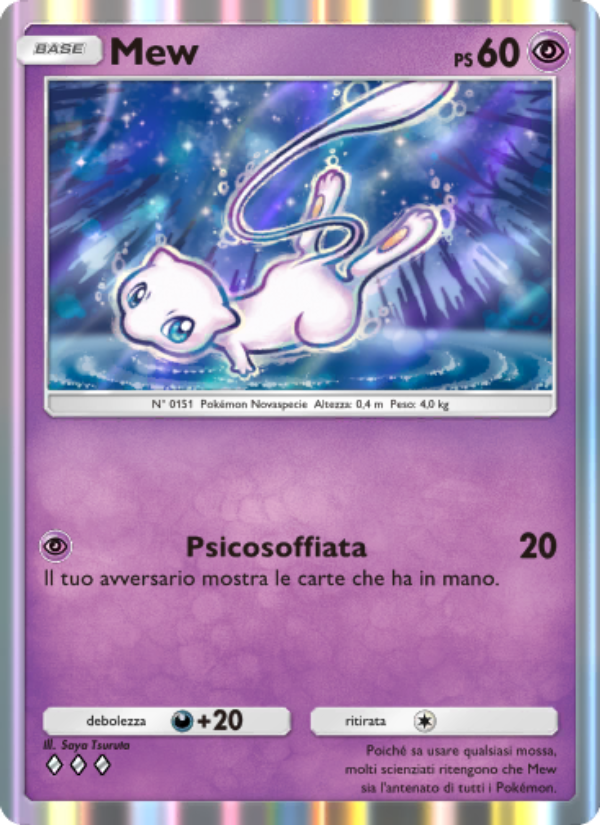 Mew 031/86 — Mythical Island (Italian Pokémon TCG card)