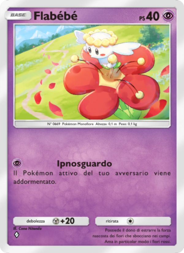 Flabébé 036/86 — Mythical Island (Italian Pokémon TCG card)