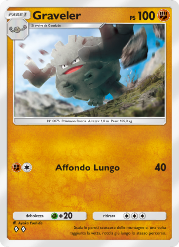 Graveler 044/86 — Mythical Island (Italian Pokémon TCG card)