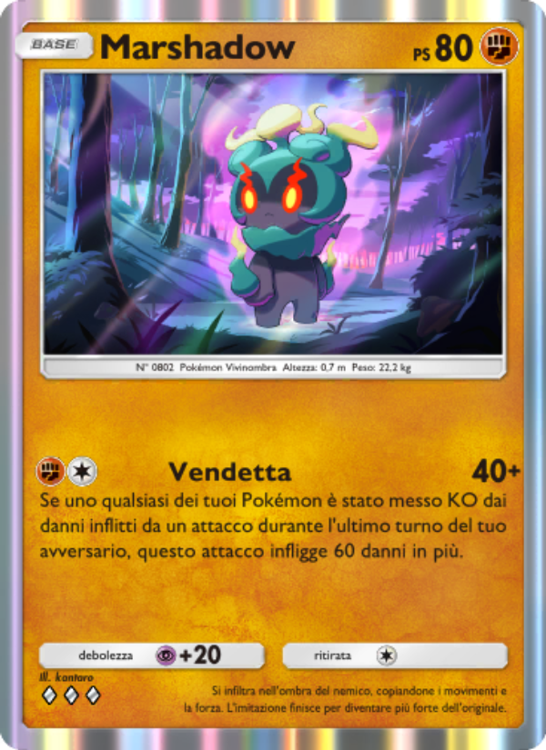Marshadow 047/86 — Mythical Island (Italian Pokémon TCG card)