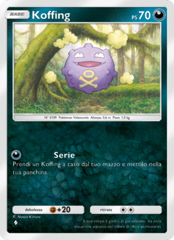 Koffing 049/86 — Mythical Island (Italian Pokémon TCG card)