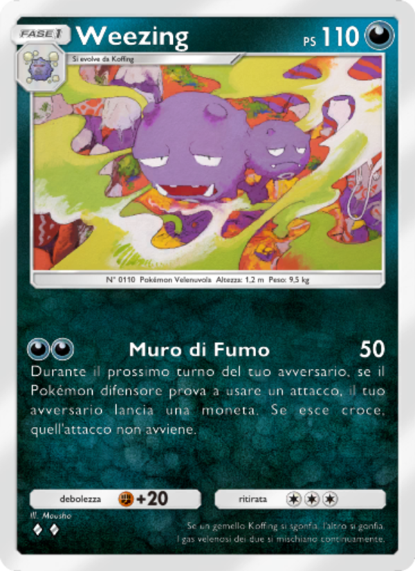 Weezing 050/86 — Mythical Island (Italian Pokémon TCG card)