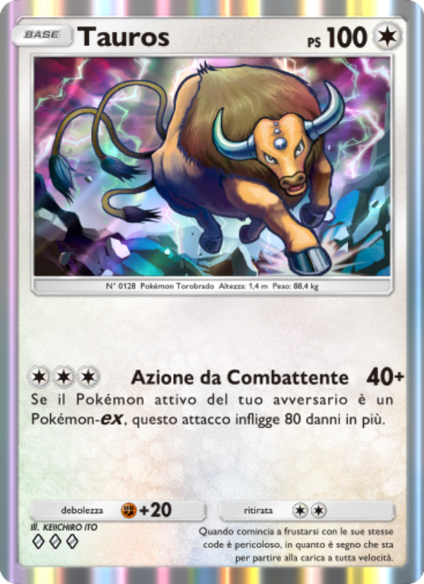 Tauros 060/86 — Mythical Island (Italian Pokémon TCG card)
