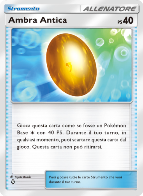 Ambra Antica 063/86 — Mythical Island (Italian Pokémon TCG card)