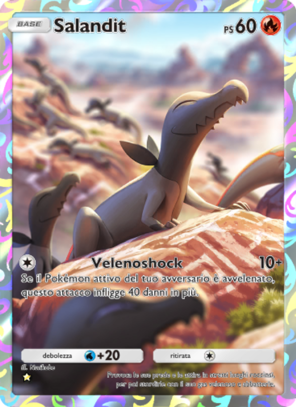 Salandit 071/86 — Mythical Island (Italian Pokémon TCG card)