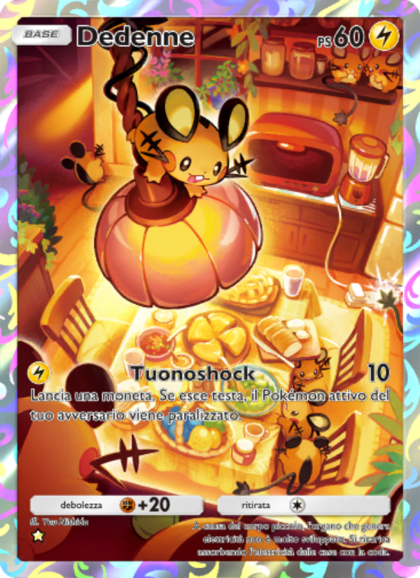 Dedenne 073/86 — Mythical Island (Italian Pokémon TCG card)