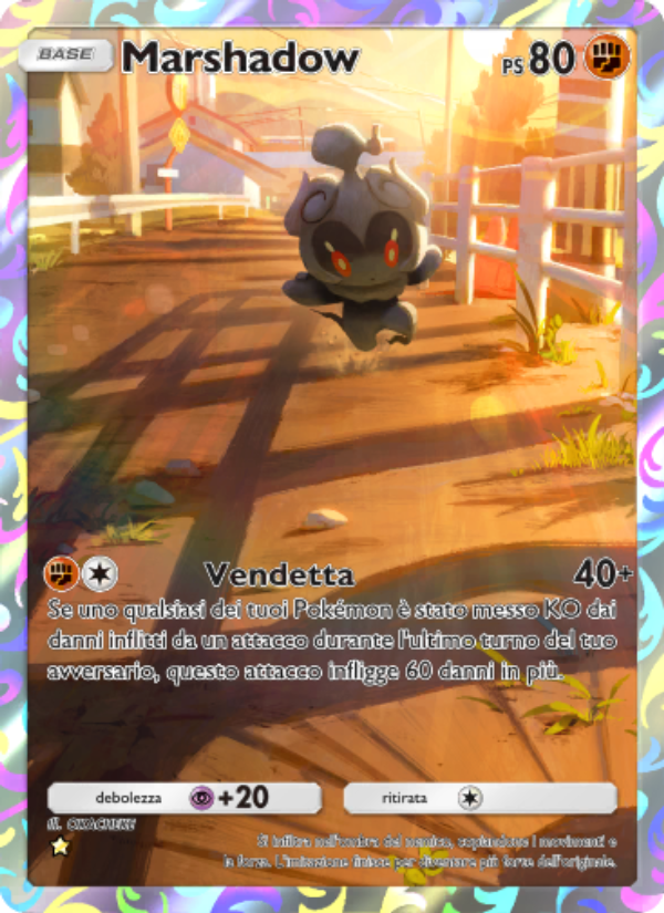 Marshadow 074/86 — Mythical Island (Italian Pokémon TCG card)