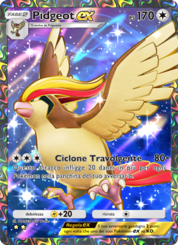 Pidgeot-ex 079/86 — Mythical Island (Italian Pokémon TCG card)