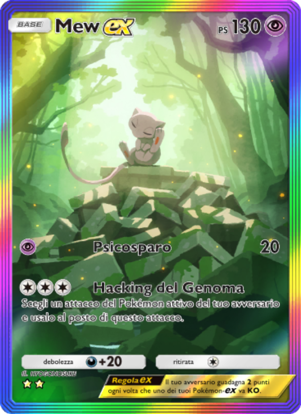 Mew-ex 083/86 — Mythical Island (Italian Pokémon TCG card)