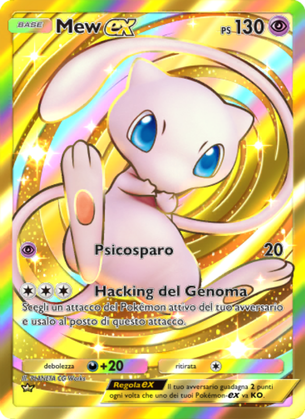 Mew-ex 086/86 — Mythical Island (Italian Pokémon TCG card)