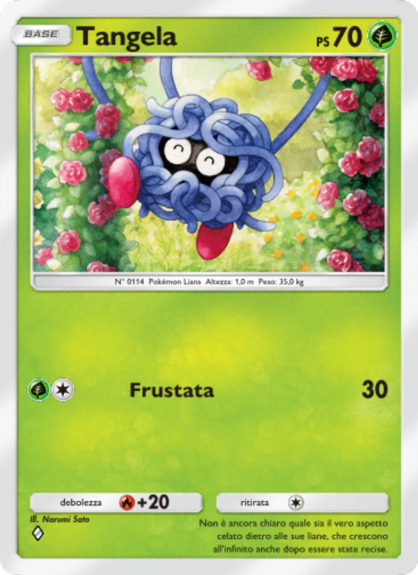 Tangela 004/207 — Space-Time Smackdown (Italian Pokémon TCG card)
