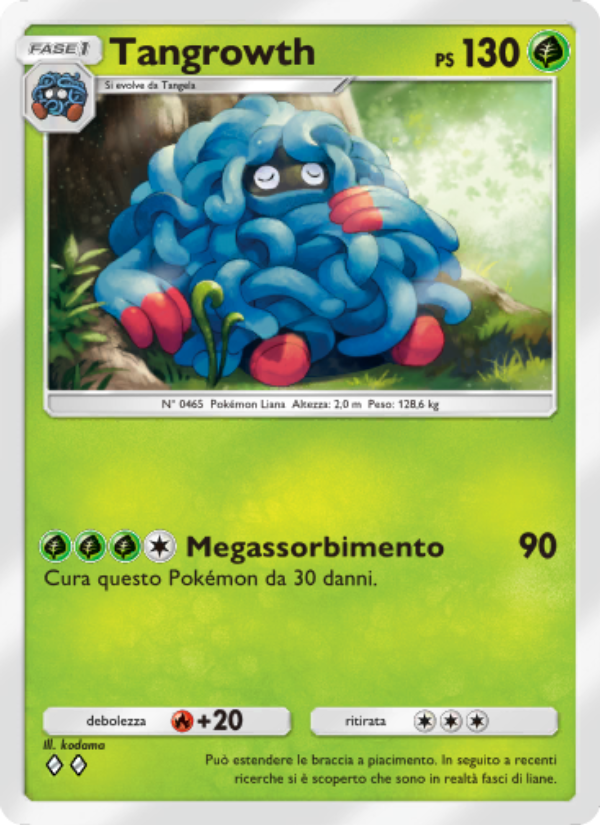 Tangrowth 005/207 — Space-Time Smackdown (Italian Pokémon TCG card)