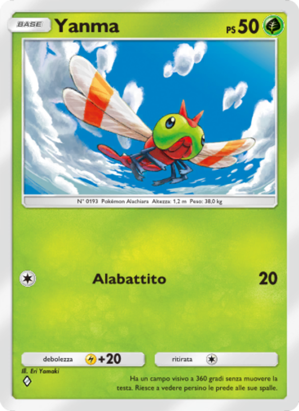 Yanma 006/207 — Space-Time Smackdown (Italian Pokémon TCG card)